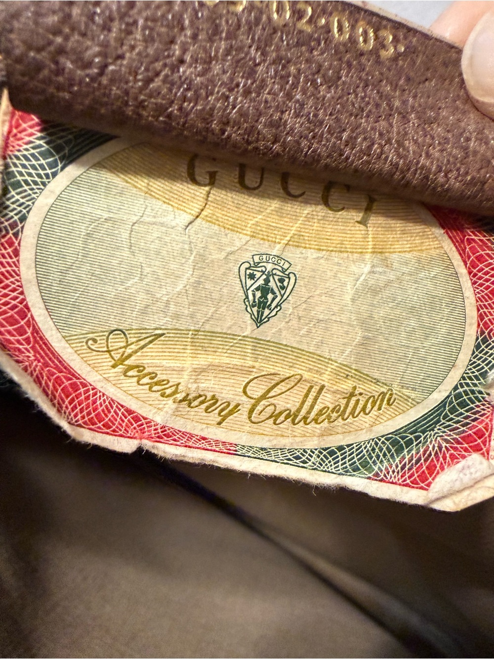 Gucci Brown Beige GG Canvas Tote with Red-Green Web Straps - Picture 9 of 16